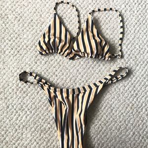 Zaful Stripped Bikini